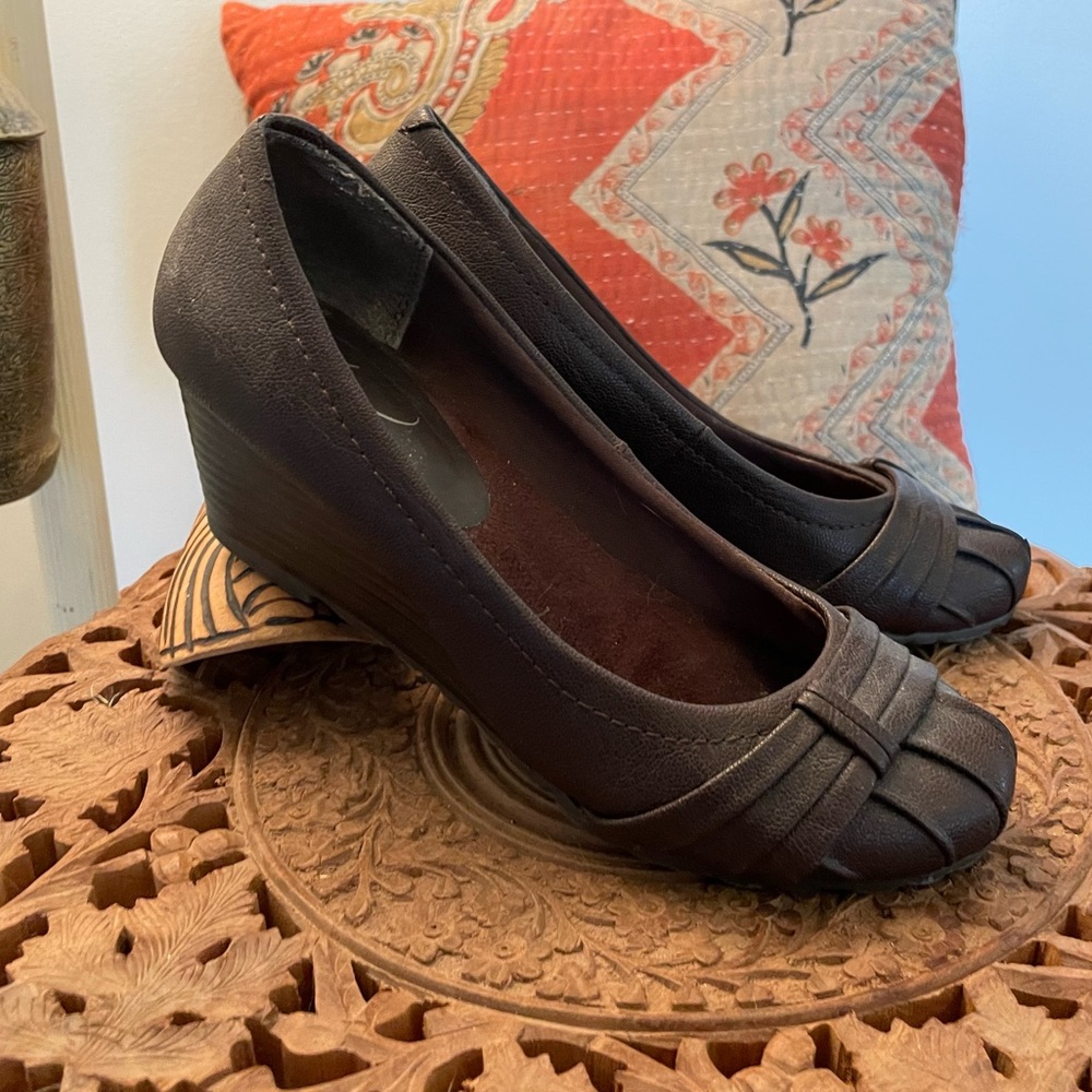 Brown Wedges - Size 6.5